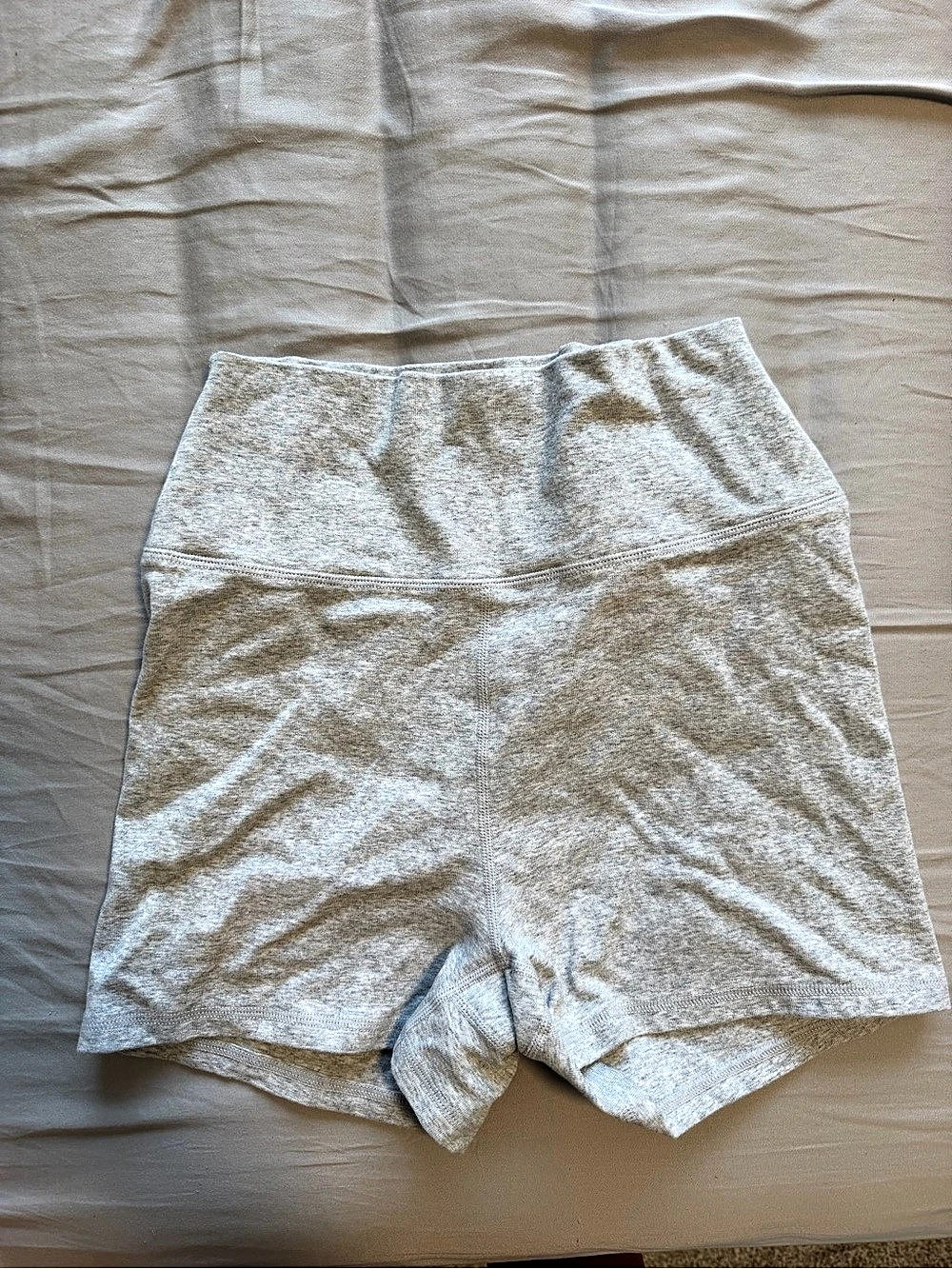 WEWOREWHAT Women's High Waist Shorts Gray Medium NEW